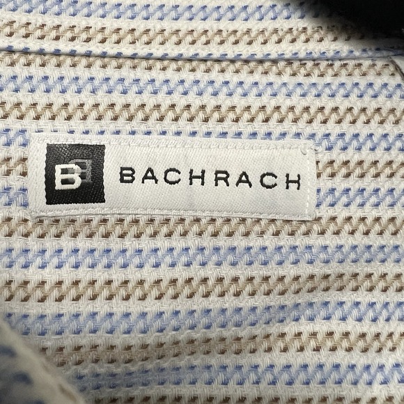 Bachrach Shirt Men's XL Long Sleeve Button Up Vintage Stripe Cotton Preppy Retro - Picture 3 of 6